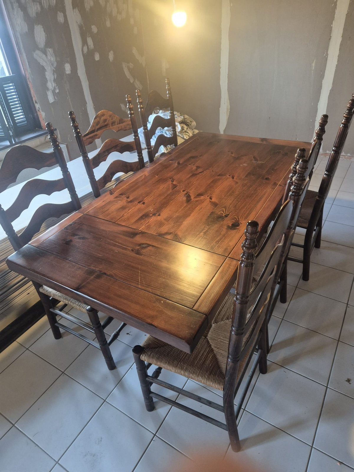 Eettafel, Ophalen