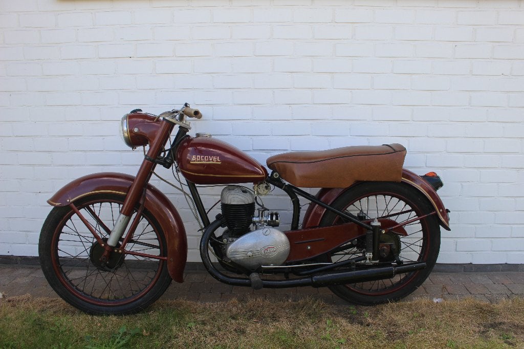 Socovel 200cc Villiers 1954, Motoren, Gebruikt, Overig, 11 kW of minder, Minimaal motorrijbewijs A2