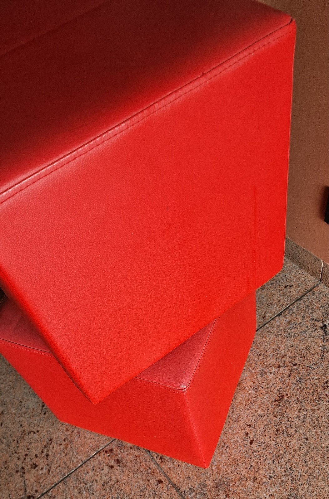 Poef / Kubus zitbankje 36cm., Enlèvement