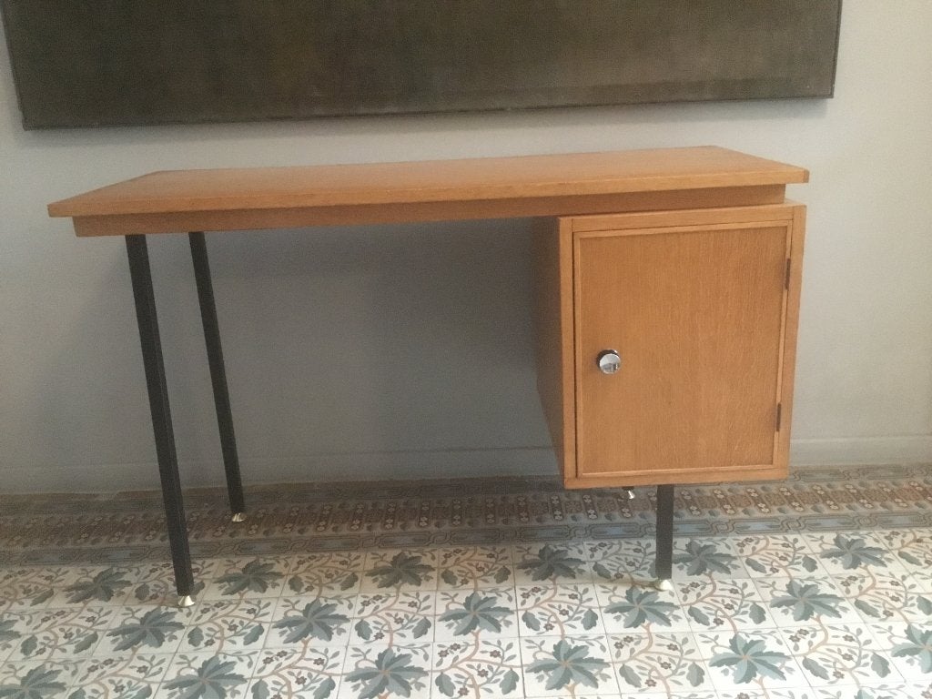Vintage Scandinavisch bureautje, Maison & Meubles, Scandinave, 117 cm, 52 cm, Utilisé