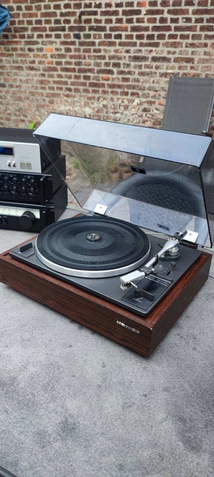 Vintage Tourne-Disques Kenwood KP 2022A années 70, TV, Hi-fi & Vidéo, Tourne-disques, Enlèvement