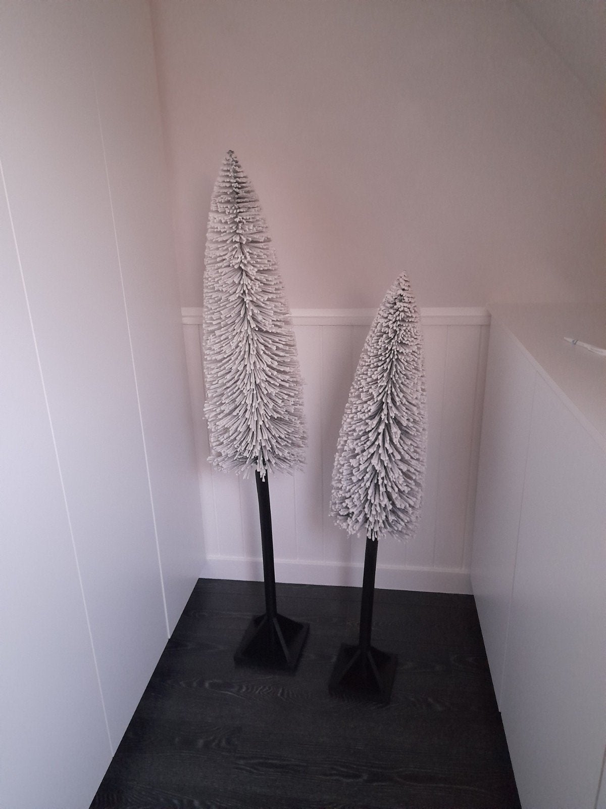 2 mooie kerstbomen, Ophalen