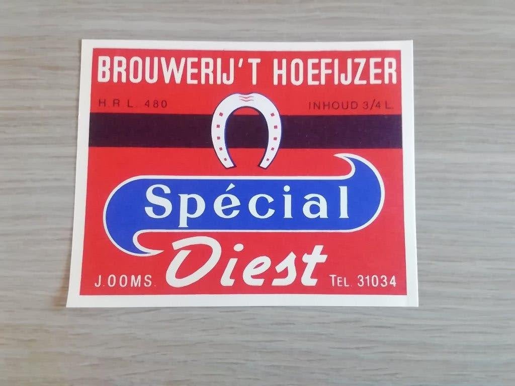 Bier etiket special Diest, Verzamelen, Biermerken, Ophalen of Verzenden