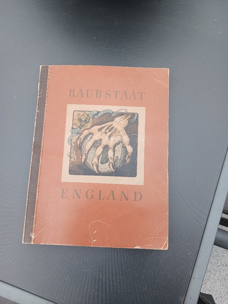 Duits wo2 propagandaboek "raubstaat england", Verzamelen, Militaria | Tweede Wereldoorlog, Verzenden