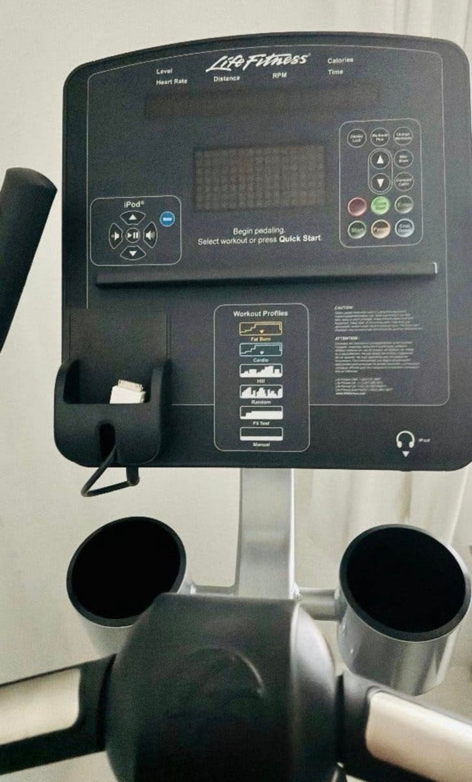 Life Fitness Club Series Hometrainer + Polar, Ophalen, Gebruikt, Crosstrainer, Benen