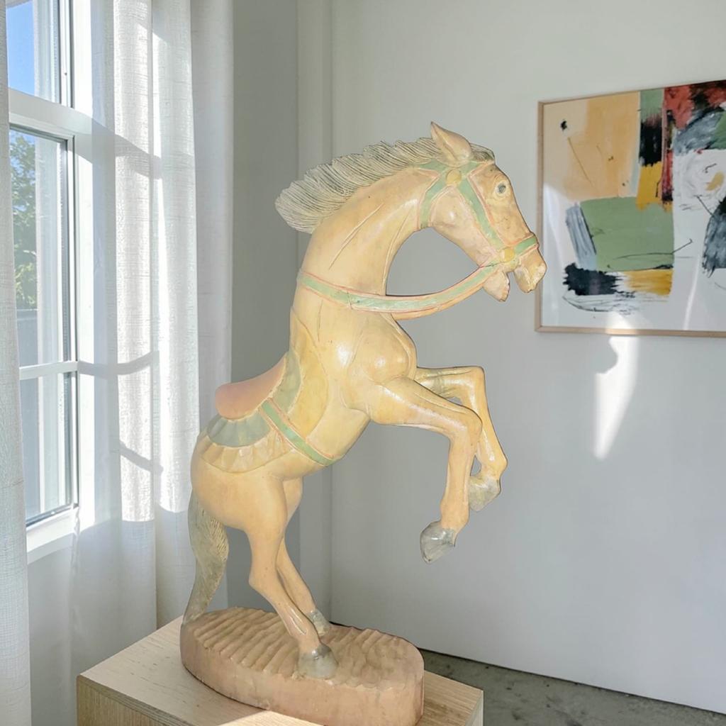 Statue de cheval vintage authentique, Enlèvement ou Envoi