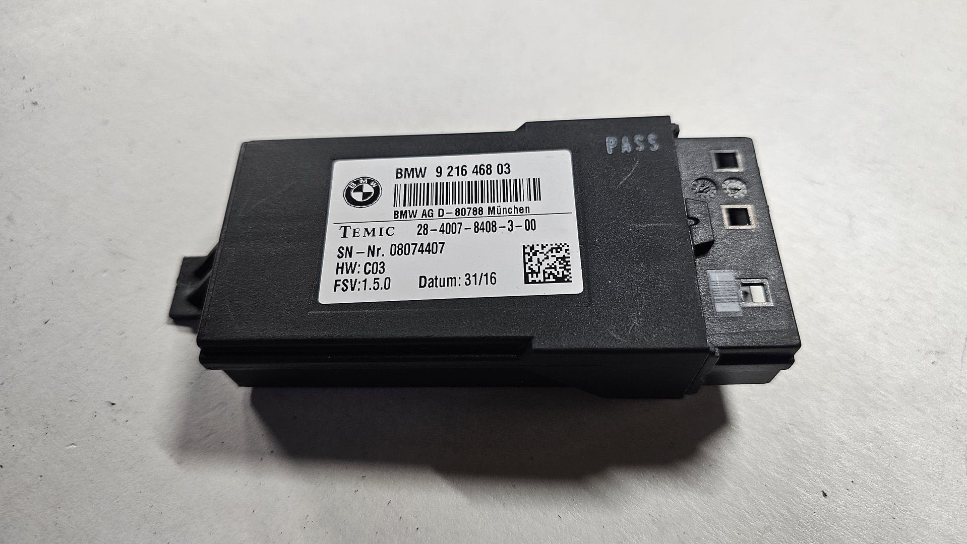 Stoel module BMW 1 / 2 / 3 / 4 / 5 / 6 / 7  serie F en G  61, Gebruikt, -, Ophalen of Verzenden, -