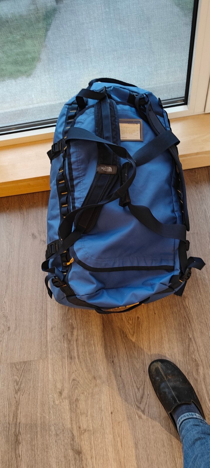The North Face Base Camp Duffel, Handtassen en Accessoires, Ophalen, Gebruikt, Blauw