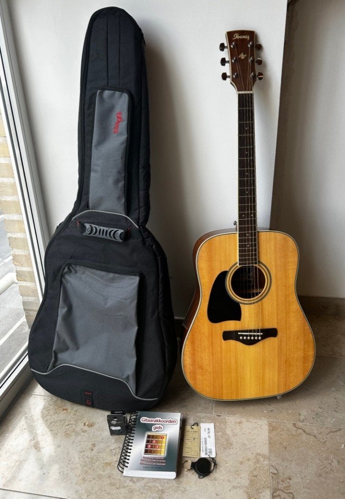 Akoestische gitaar - Artwood Ibanez AW70L-NT, Muziek en Instrumenten, Ophalen of Verzenden, Zo goed als nieuw, Klassieke of Spaanse gitaar