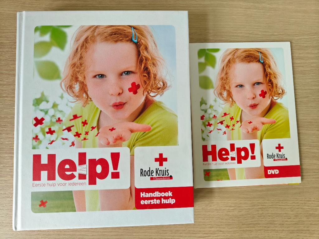 Boek en dvd: help, eerste hulp voor iedereen, Livres, Conseil, Aide & Formation, Enlèvement, Neuf, Rode kruis
