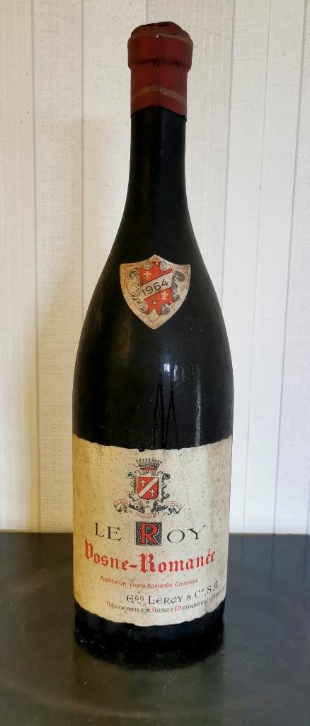 Superbe ancienne bouteille LE ROY Vosne-Romanée 1964, Pleine, Enlèvement, Vin rouge, France