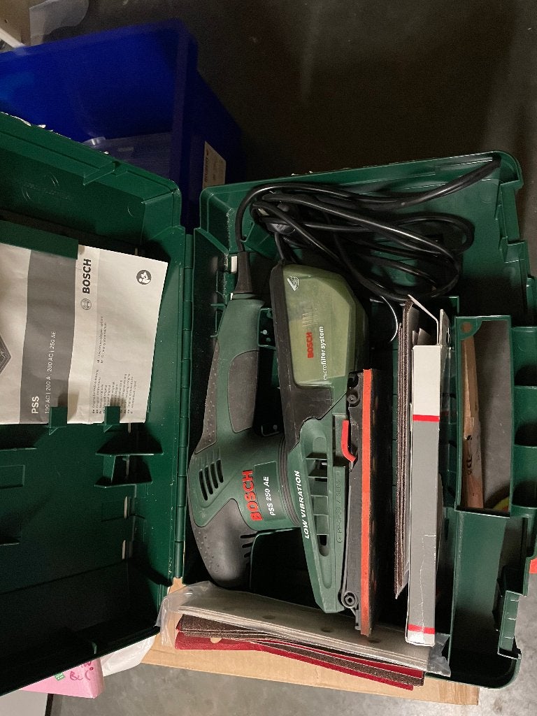 Bosch schuurmachine 250 AE, Doe-het-zelf en Bouw, Ophalen, Nieuw