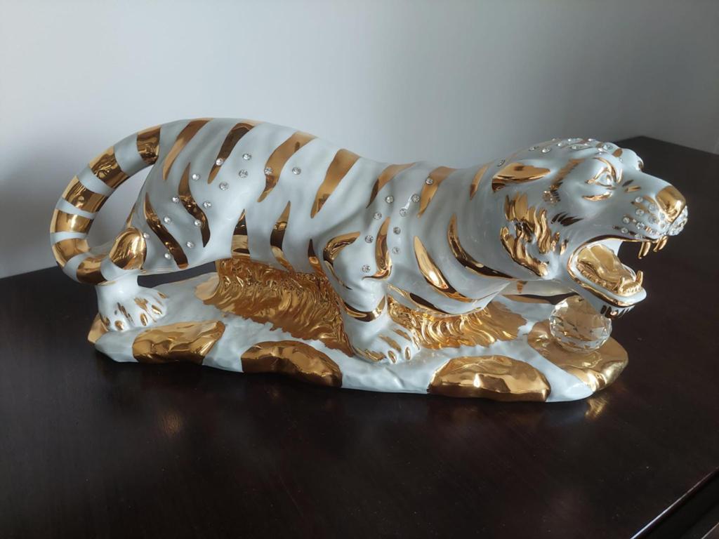Tijger Capodimonte Swarovski, Ophalen, Zo goed als nieuw, Dier
