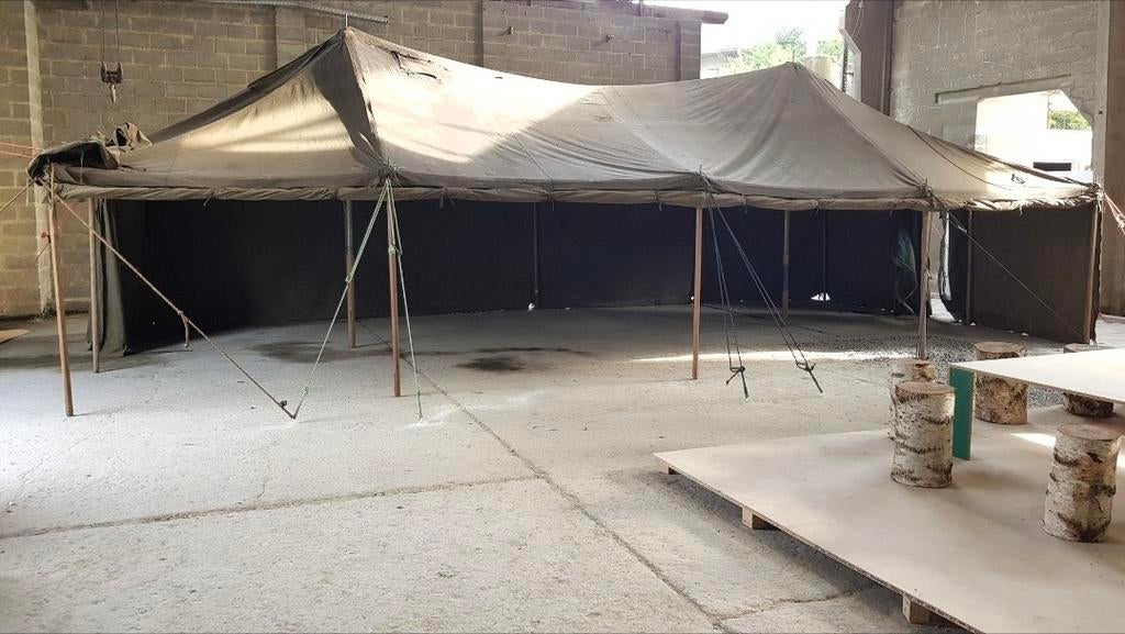 Ancienne tente de l armée 10m x 4m, Enlèvement