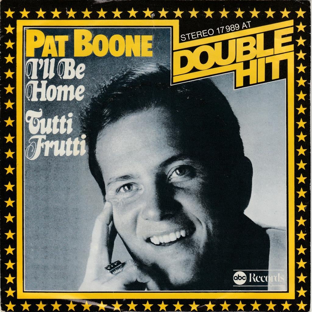45T: Pat Boone: I'll be home   Pop, Gebruikt, 7 inch, Single, Ophalen of Verzenden