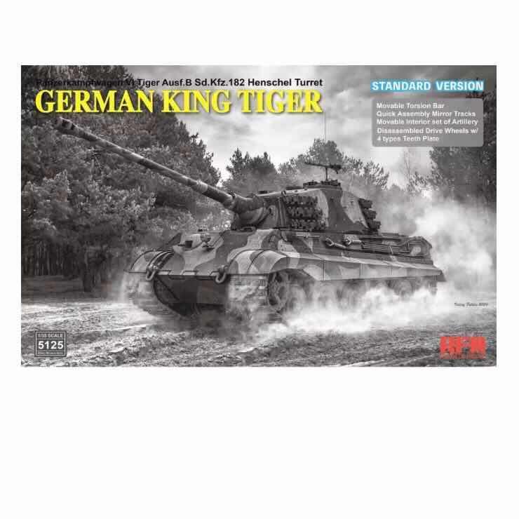 RFM 5125 Sd.Kfz.182 King Tiger Ausf.B (STANDARD V.) 1/35, Neuf, Autres marques, Tank, Enlèvement ou Envoi