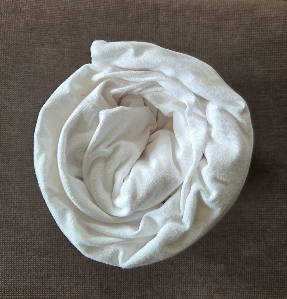 Wit hoeslaken voor twijfelaar, 120 cm x 200 cm., Enlèvement ou Envoi, Comme neuf, Blanc