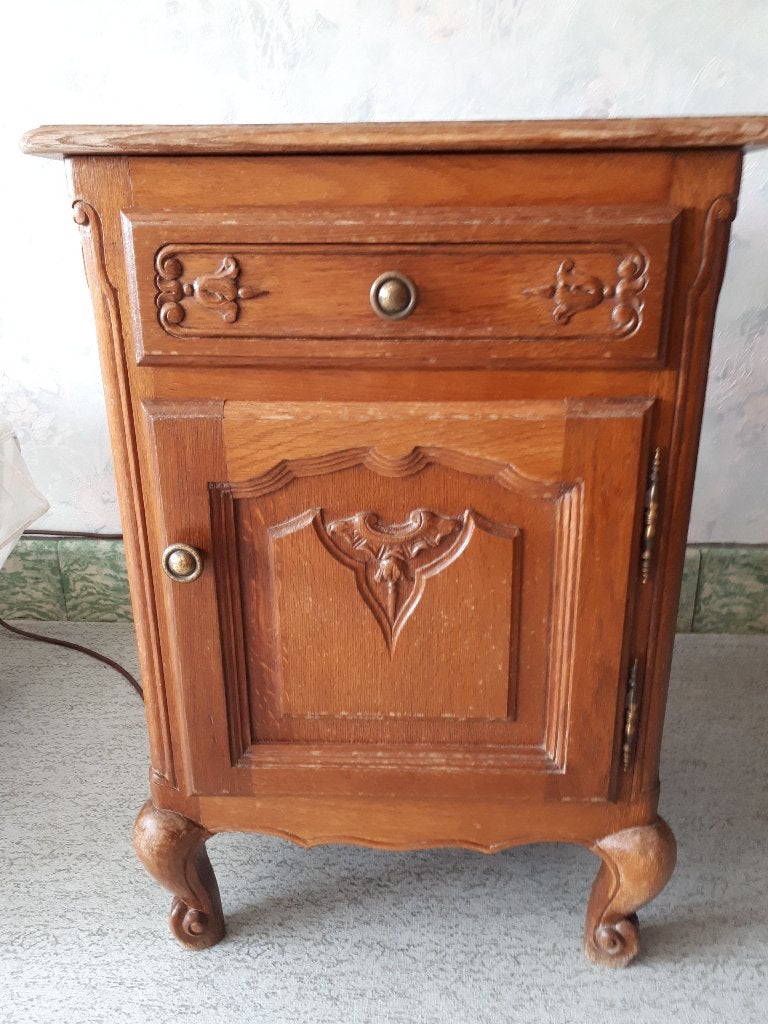 très belle armoire ancienne en bois — table de chevet, Enlèvement