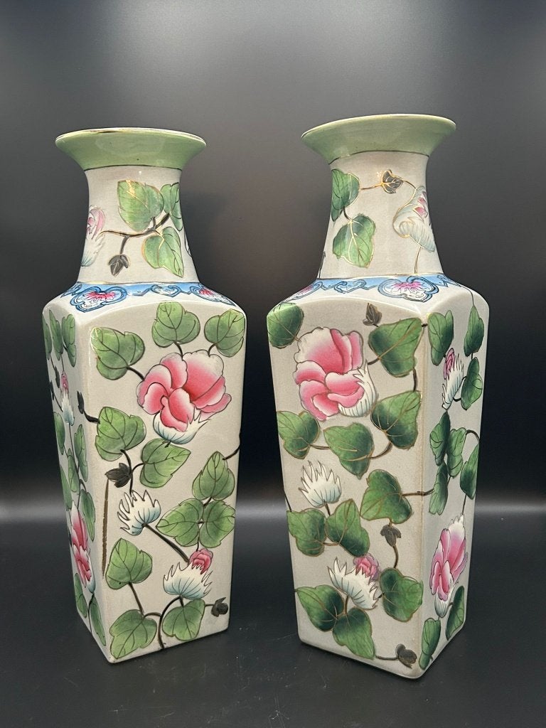 Bel ensemble de vases anciens, porcelaine chinoise, Antiquités & Art, Envoi