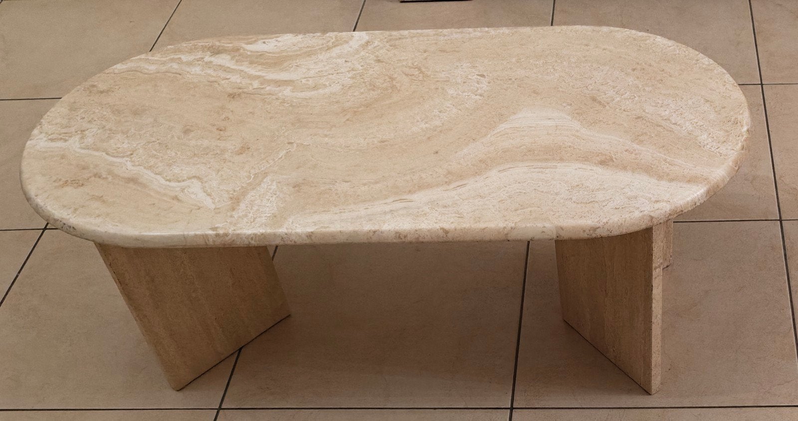 marmer salontafel, Huis en Inrichting, Ophalen, 50 tot 100 cm, Salontafel, 50 tot 100 cm
