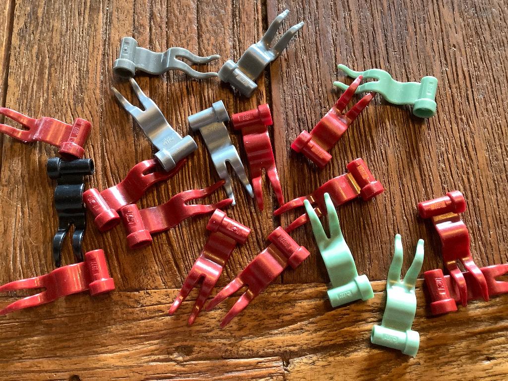 Lego vlaggen 19 stuks / 656-P2, Ophalen of Verzenden, Zo goed als nieuw, Losse stenen, Lego