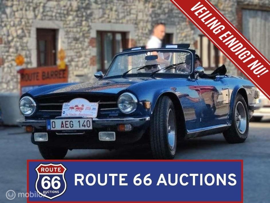 Triumph TR6 | 1976 | Route 66 Auctions, Autos, Achat, Entreprise, Boîte manuelle, Triumph