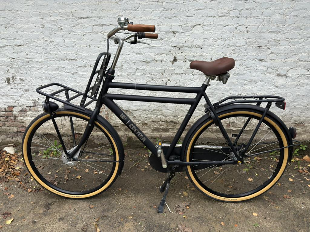 Cortina U4 Transportfiets Mannenfiets Fiets, Fietsen en Brommers, Fietsen | Heren | Herenfietsen, Zo goed als nieuw, Versnellingen