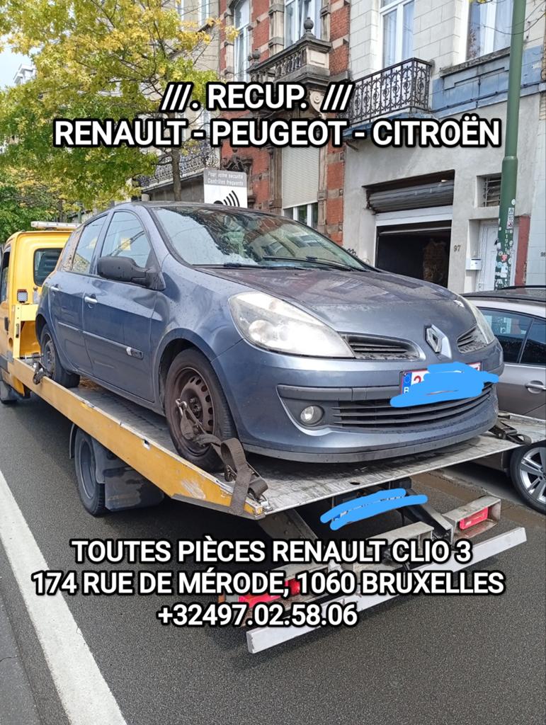 Toutes pièces disponibles pour Renault Clio 3, Autos : Pièces & Accessoires, Enlèvement ou Envoi, Renault