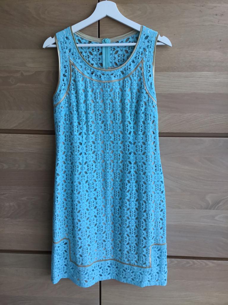 Jurk MARIE-MÉRO, Maat 38/40 (M), Blauw, Ophalen of Verzenden, Zo goed als nieuw