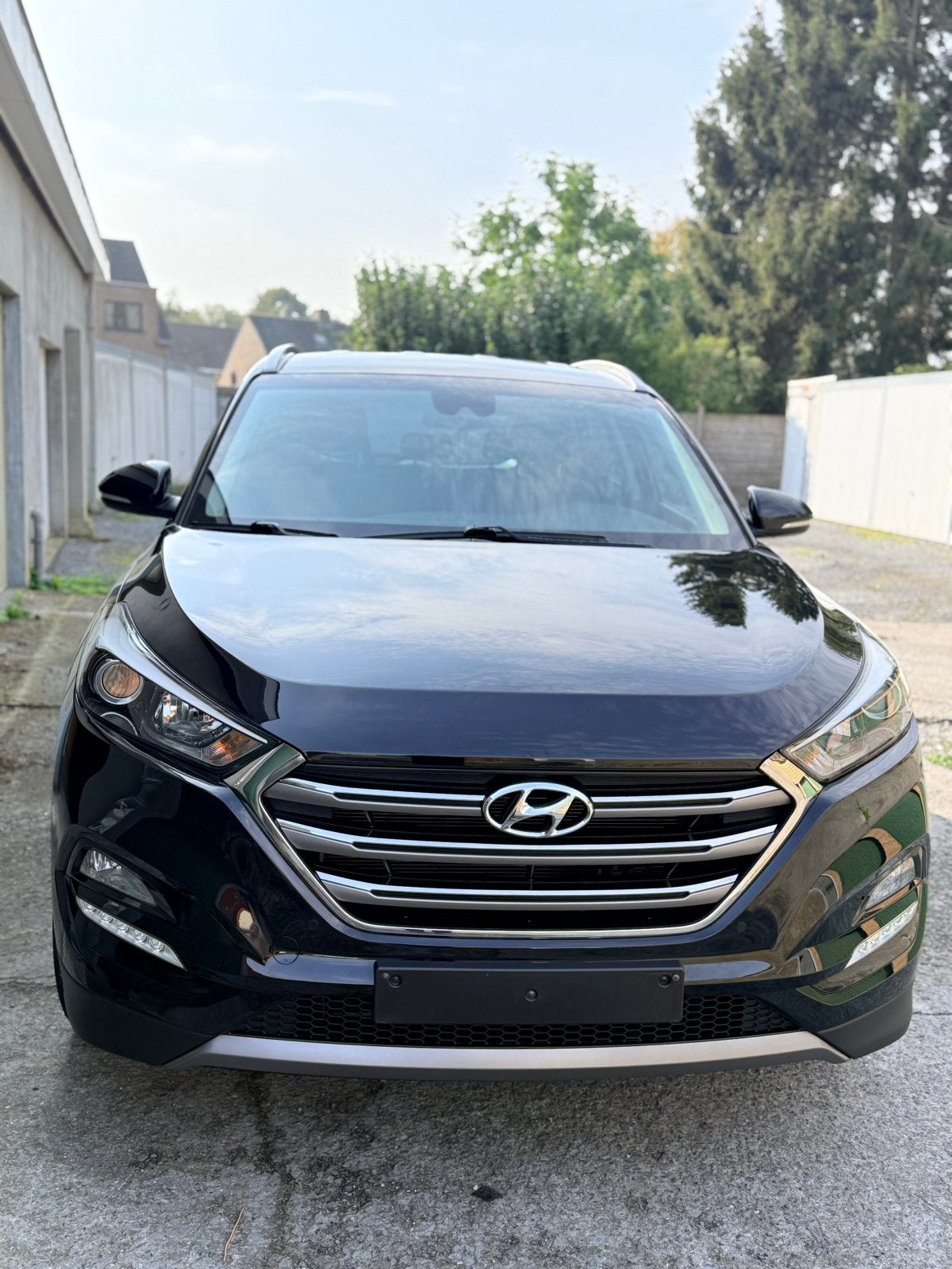 Hyundai Tucson 2016 Kilometerstand  104200 km, Voorwielaandrijving, 4 cilinders, Zwart, Leder