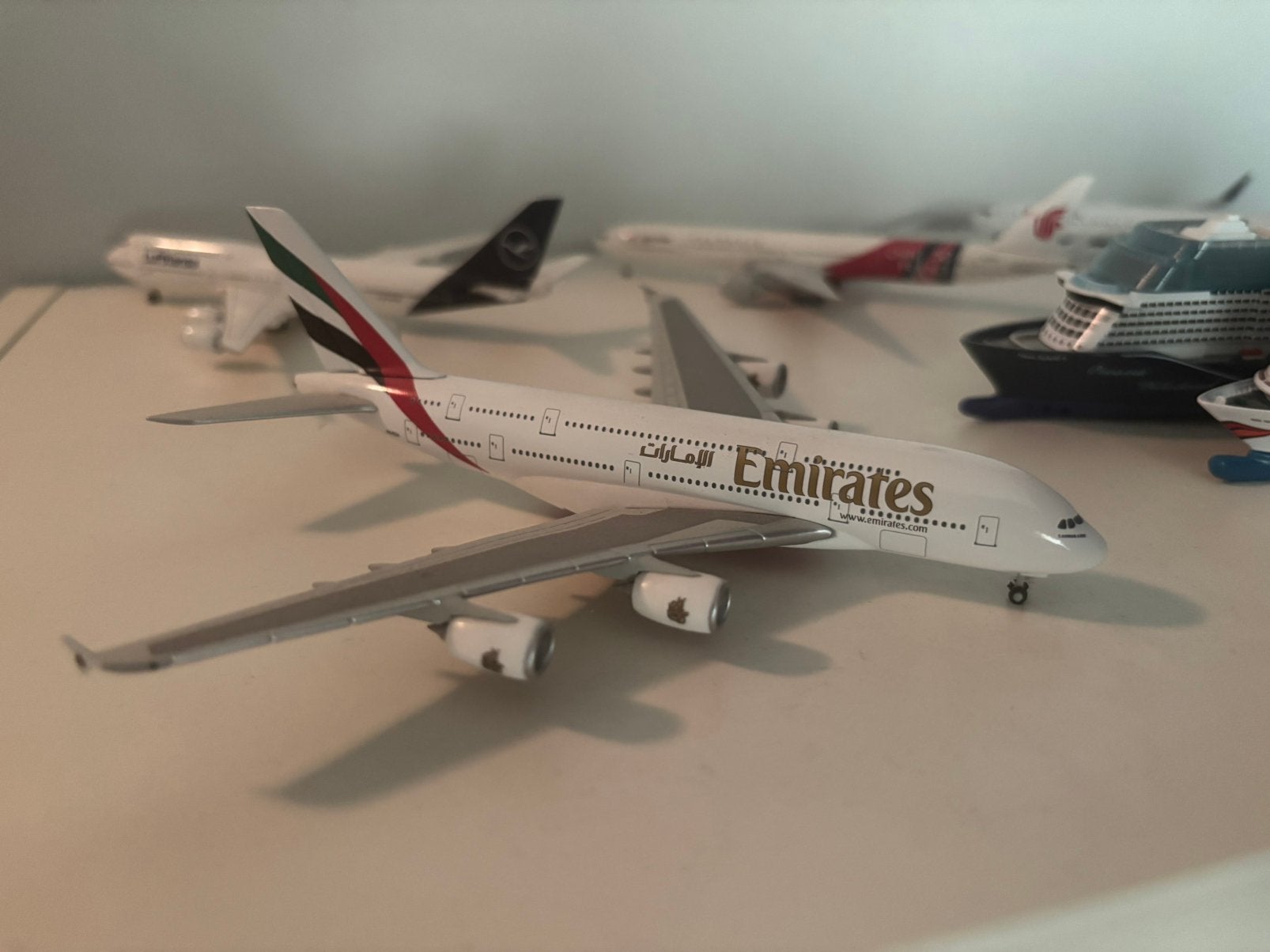 7 avions Herpa échelle 1/500, Enlèvement, Comme neuf, Avion, Autres marques