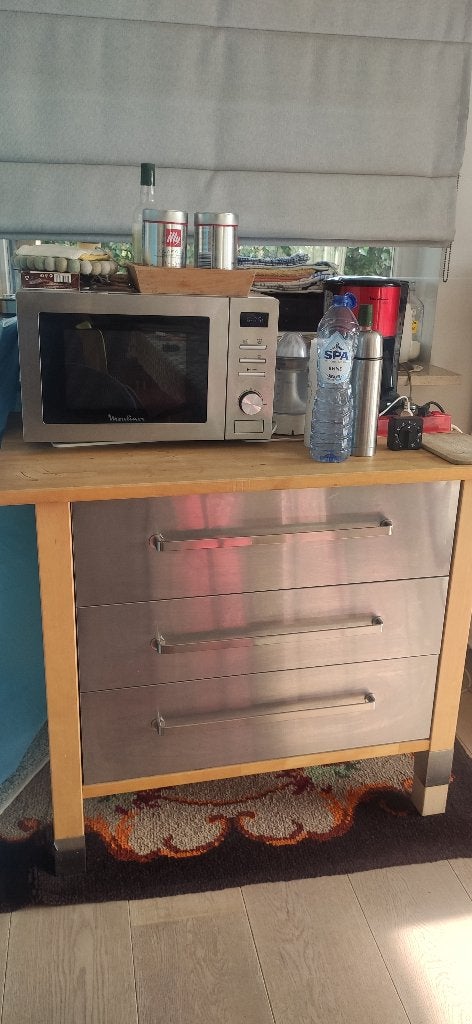 Ladenkast keuken of elders, Ophalen, 100 tot 150 cm, Meerkleurig, Zo goed als nieuw