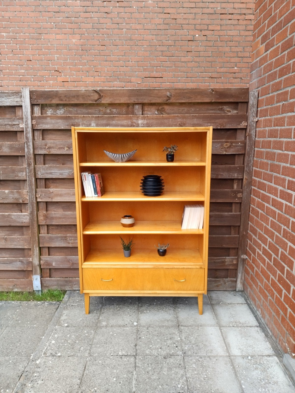 Vintage Scandinavisch dressoir/boekenkast, Ophalen
