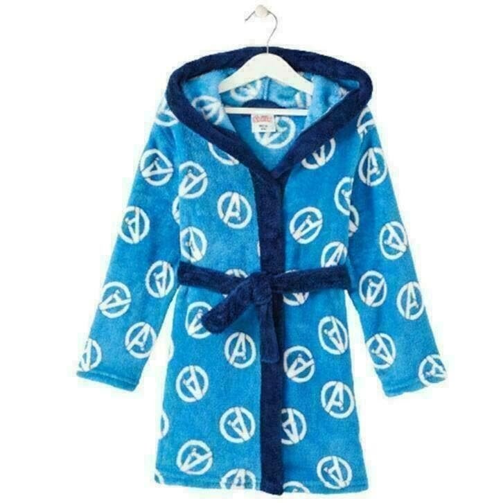 Avengers Badjas Logo - Marvel - Maat 104/110-116/122-128/134, Kinderen en Baby's, Kinderkleding | Maat 128, Nacht- of Onderkleding