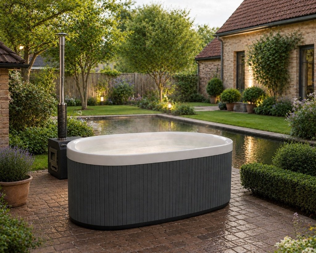 TE KOOP | PREMIUM 2-PERSOONS HOT TUB – HOUTGESTOOKT, Ophalen, Nieuw, Verwarming