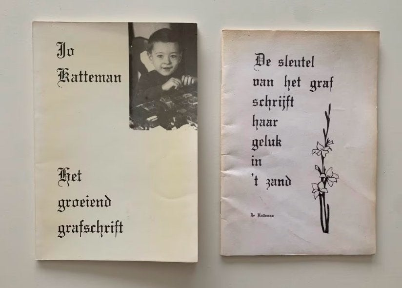 2 gedichtenbundels, Katteman, gesigneerd, Boeken, Ophalen of Verzenden, Gelezen