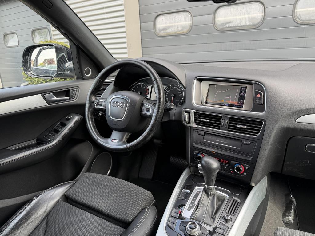Audi Q5 2.0 TFSI quattro S-Line | Bang & Olufsen | Sportstoe, Auto's, Automaat, 4 cilinders, Leder en Stof, Zwart