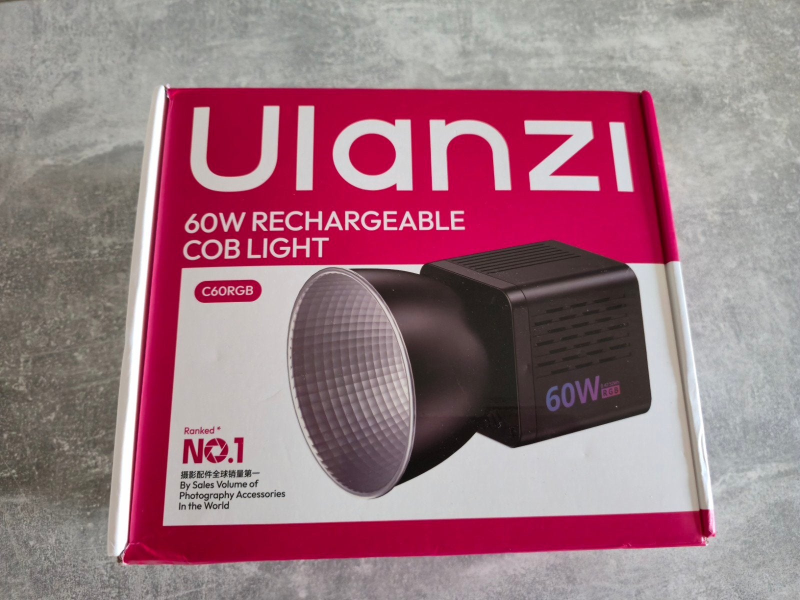 Ulanzi c60 RGB COB LIGHT
