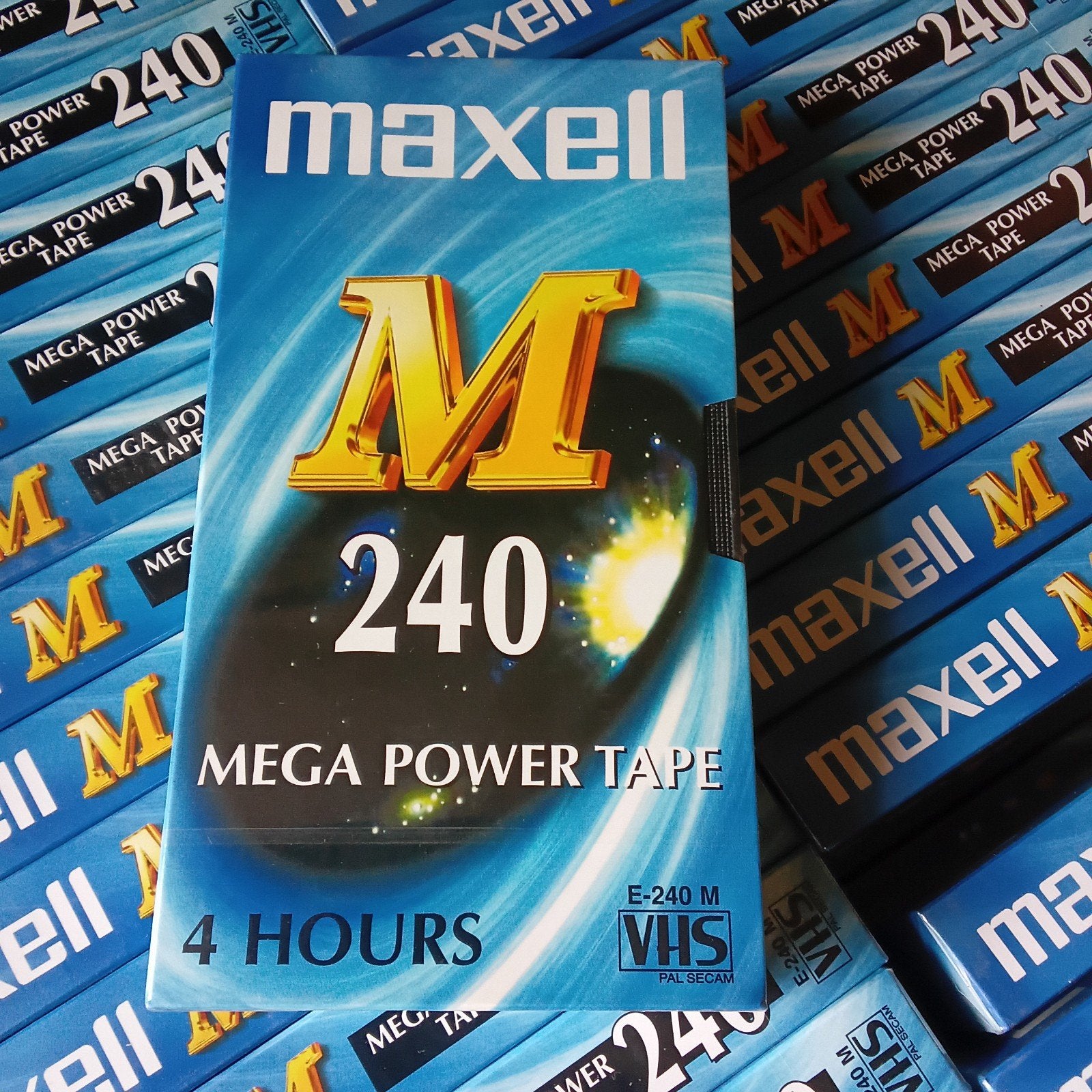 Maxell k7 vhs virgin 240 mega powertape, Ophalen of Verzenden