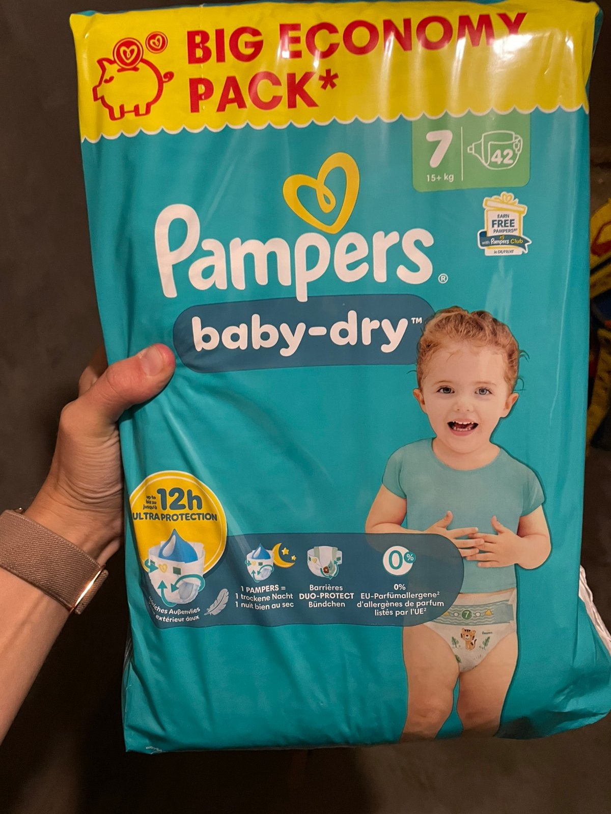 Pampers maat 7, Ophalen, Zo goed als nieuw