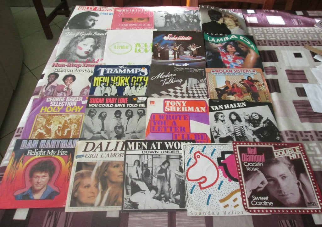 53 singles Prima Vinyl - Pop et Rock des années 1970-1980, Enlèvement ou Envoi, Comme neuf, Pop, Single
