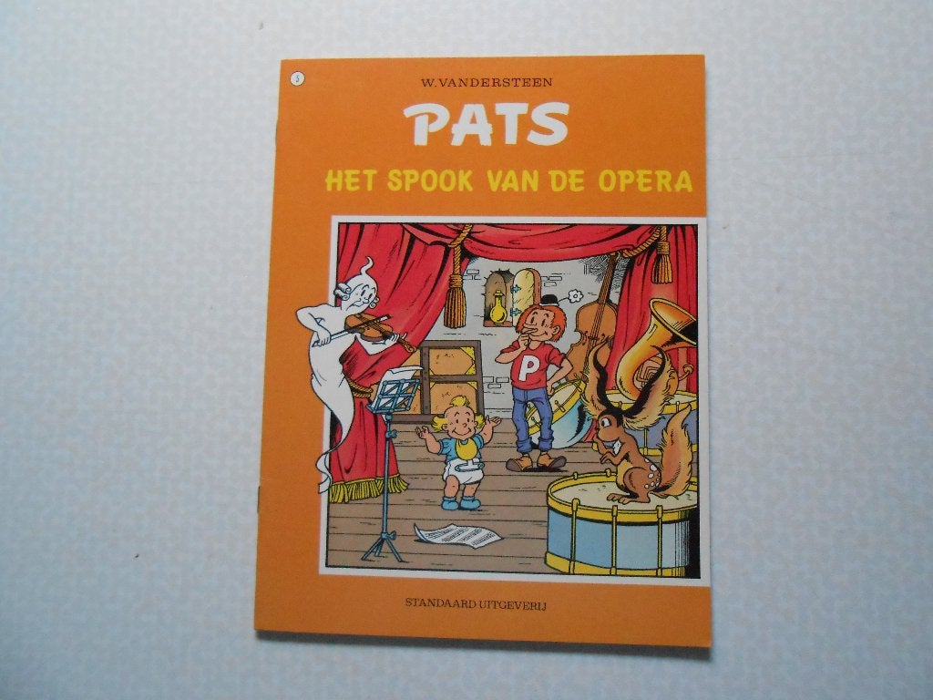 Pats 5 Het spook van de opera 1976 1 ste druk., Boeken, Stripverhalen, Willy Vandersteen, Eén stripboek, Nieuw, Ophalen of Verzenden