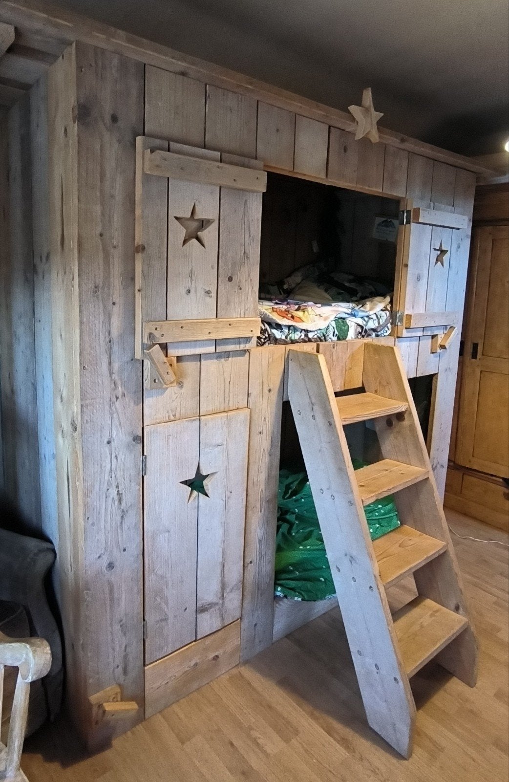 Boomhut bed, stapelbed, Ophalen, Stapelbed