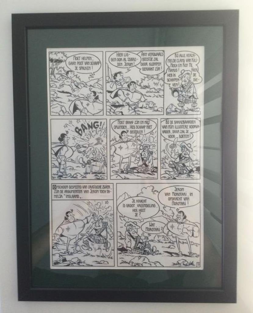 Dessin original - Studio Vandersteen - Jerom -, Enlèvement ou Envoi, Dessin
