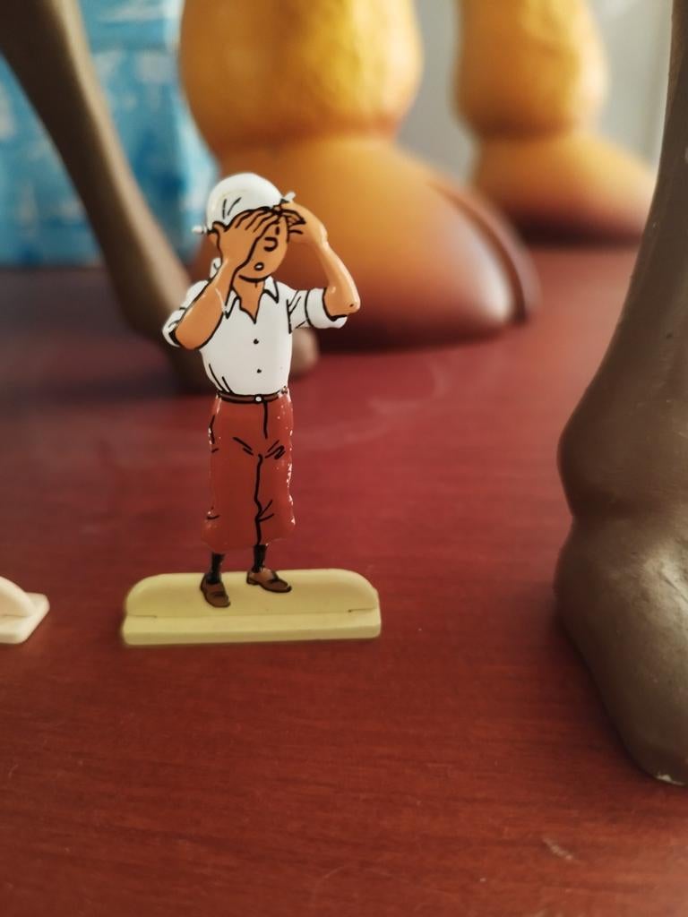 10 metalen figuurtjes kuifje, Verzamelen, Ophalen of Verzenden
