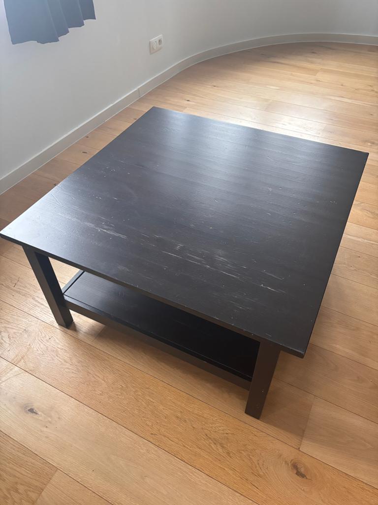 IKEA HEMNES Coffee Table, 90 x 90 cm, Black-Brown, Enlèvement, Comme neuf