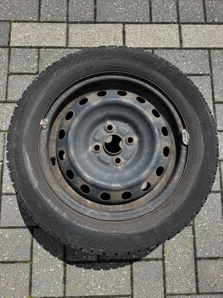 4 roues hiver complètes, 15 pouces, Pneus et Jantes, Pneus hiver, 185 mm