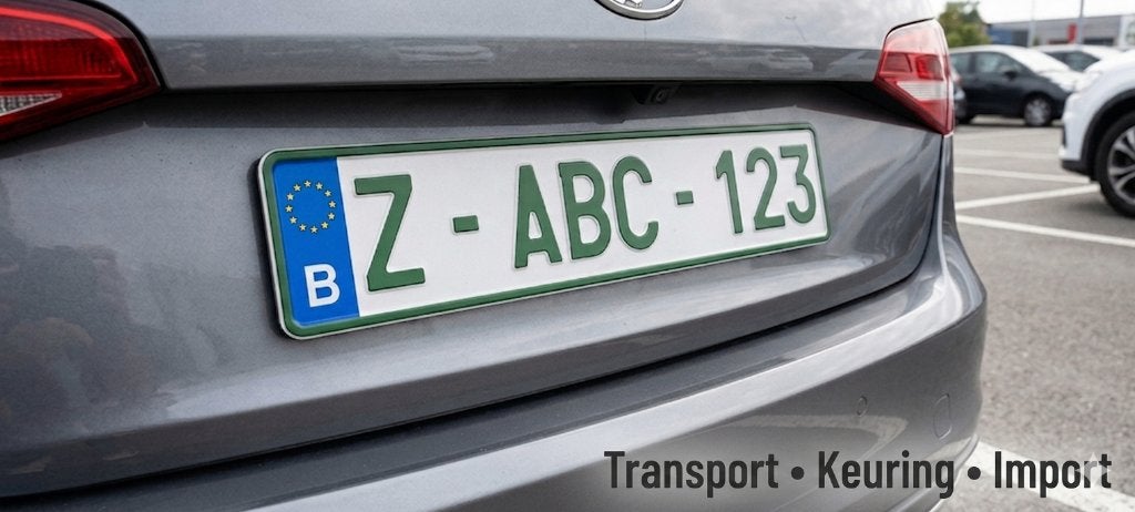 Z plaat service, autokeuring, transport, import service, Ophalen