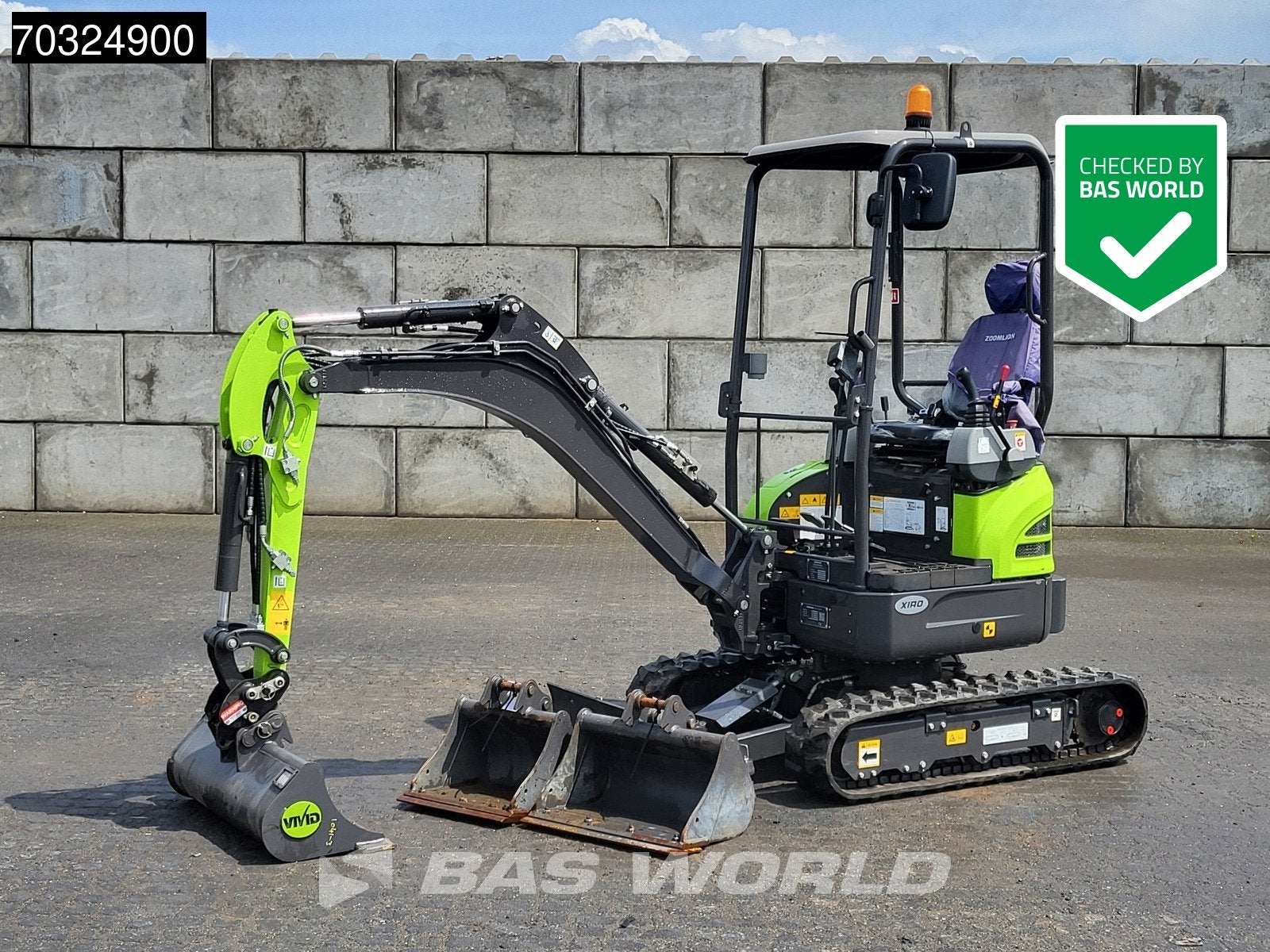 Zoomlion ZE18 GU KUBOTA ENGINE - PIN ON / 3 BUCKETS CE CERTI, Graafmachine