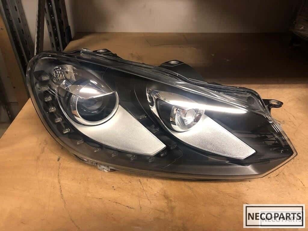 Golf 6 GTI GTD xenon led koplamp rechts origineel, Gebruikt, -, Volkswagen, -